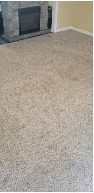 Alfombra después de la limpieza en Mataró
